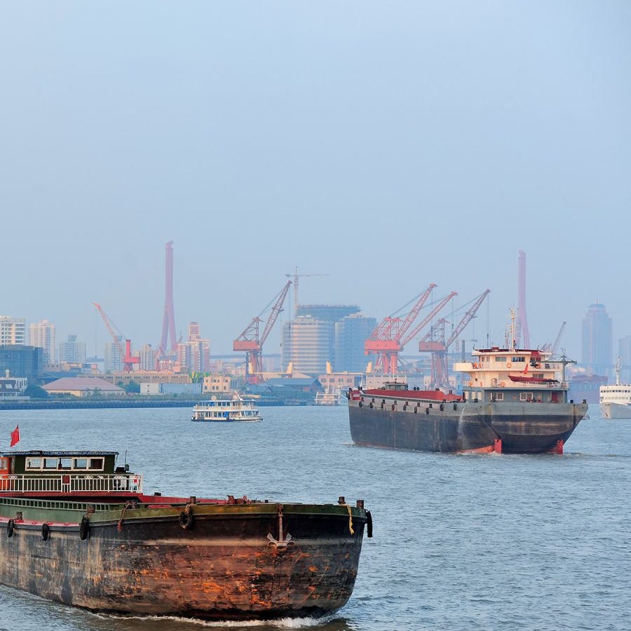 boat-huangpu-river-with-shanghai-urban-architecture