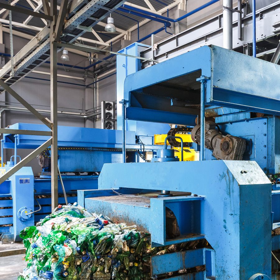 plastic waste shredding disposal